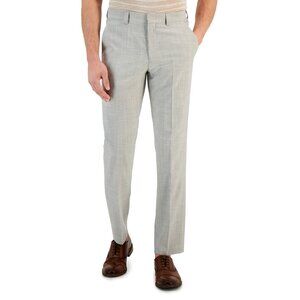 HUGO by Hugo Boss Men's Modern-Fit Superflex Suit Dress Pants Grey B4HP